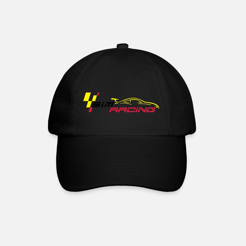 SIMRACING - eRacing - Casquette classique - noir/noir