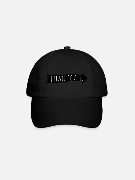 I HATE PEOPLE - Casquette classique - noir/noir