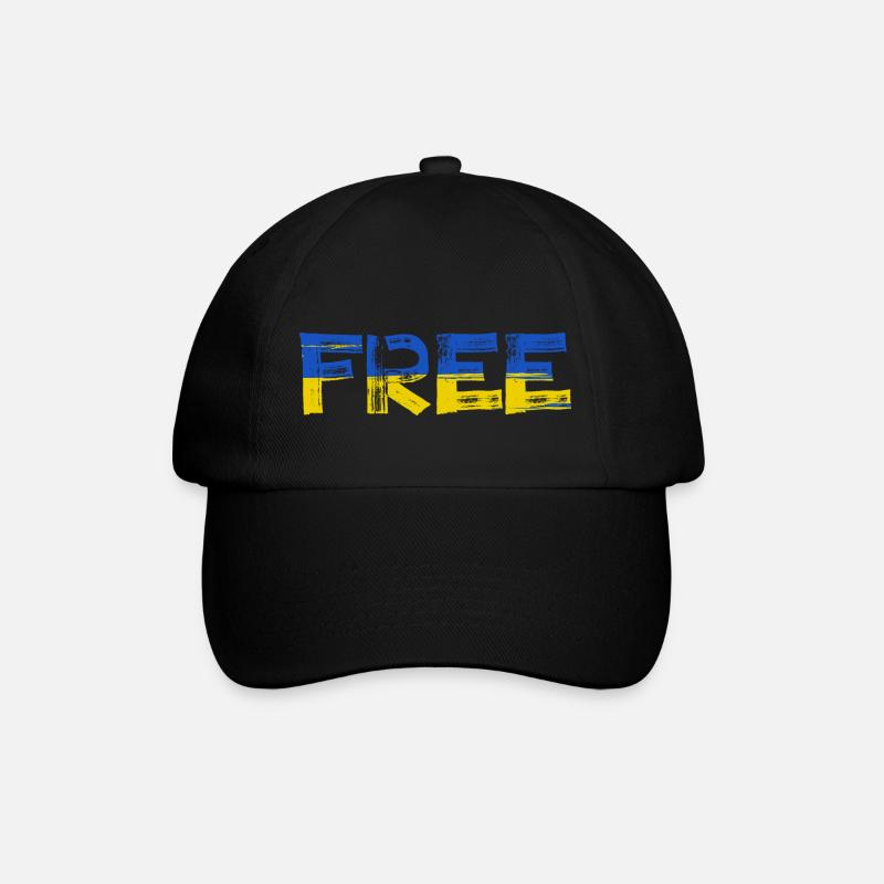 Free Ukraine - Casquette classique - noir/noir