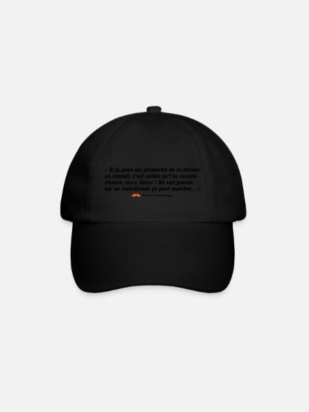 Sur un malentendu... (b) - Casquette classique - noir/noir