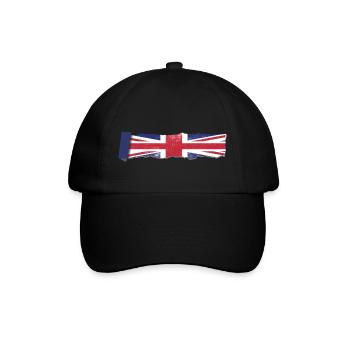 i love british - Baseball Cap - black/black - Front
