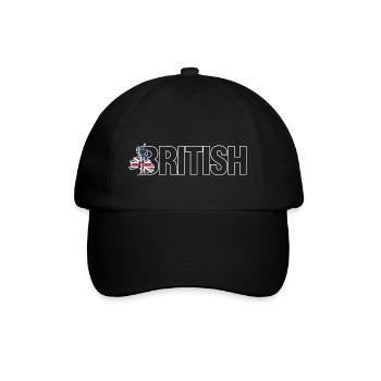 british isles - Baseball Cap - black/black - Front