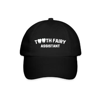 ZAHNFEE ASSISTENT - Baseballkappe - Schwarz/Schwarz - Vorne
