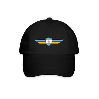 Argentina Fan World Cup - Baseball Cap - black/black - Front