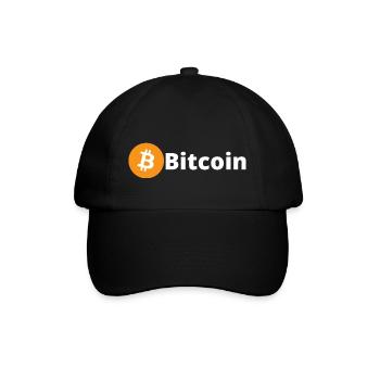 Bitcoin (Bitcoin) - Baseballkappe - Schwarz/Schwarz - Vorne