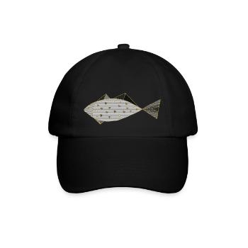Poisson - Casquette classique - noir/noir - Devant