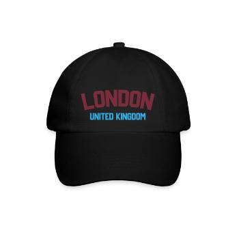 Londres Royaume-Uni - Casquette classique - noir/noir - Devant