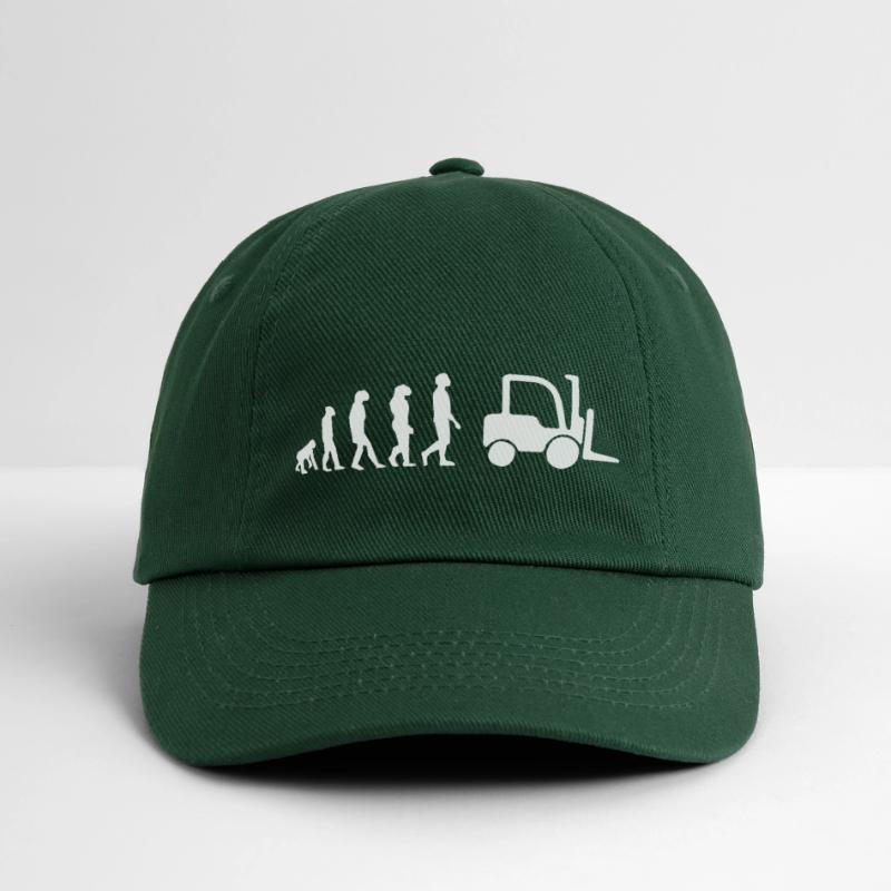 Evolution forklift operator Baseball Cap