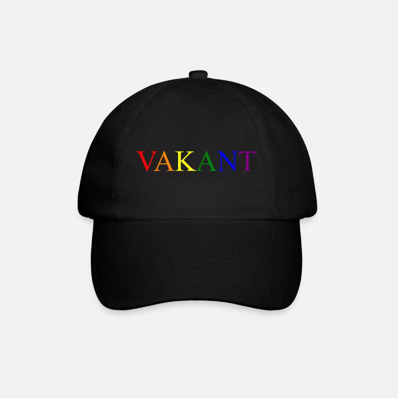 Lettrage vacant 1 - Casquette classique - noir/noir