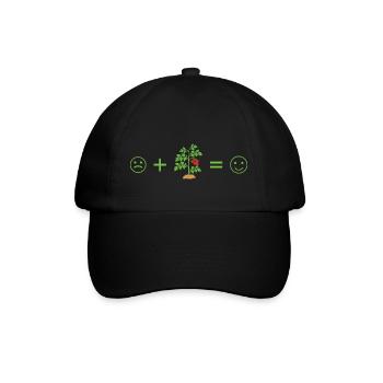 Les plants de tomates rendent le jardinage de tomates heureux et amusant - Casquette classique - noir/noir - Devant