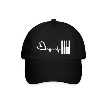Piano Music - Baseball Cap - black/black - Front