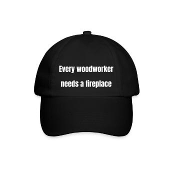 quote geek americas union carpenter tshirts - Baseball Cap - black/black - Front
