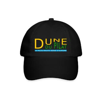Dune du Pilat, la plus haute dune d'Europe - Casquette classique - noir/noir - Devant