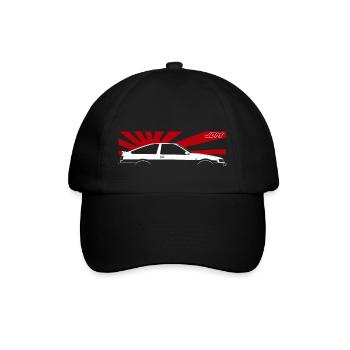 Japan Domestic Market Car JDM AE86 - Baseball Cap - black/black - Front
