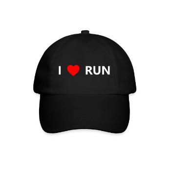 Triathlon Natation Bike Run Marathon - Casquette classique - noir/noir - Devant