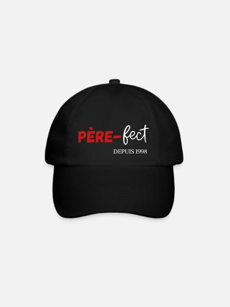 Père fect Depuis 1998 - Casquette classique - noir/noir