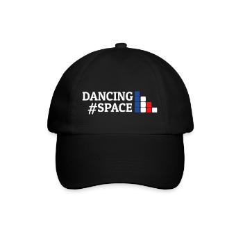 Dancing Dance Music - Baseballkappe - Schwarz/Schwarz - Vorne