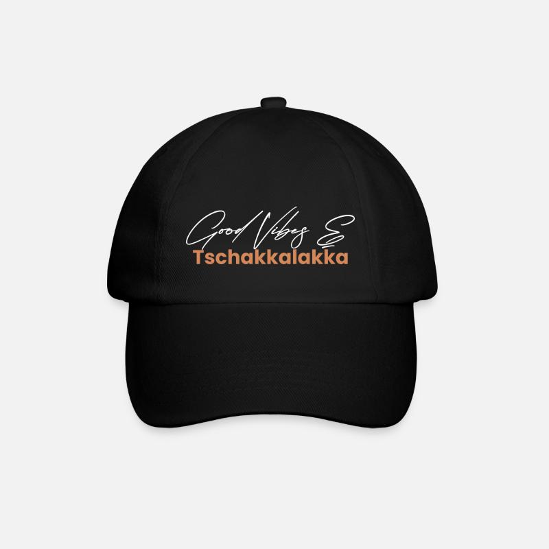 Vibes & Tschakkalakka - Baseball Cap - black/black