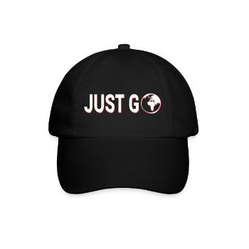 JUST G0! - Baseball Cap - black/black - Front