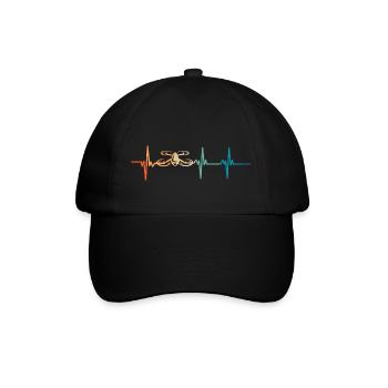 Battement de cœur drone - Casquette classique - noir/noir - Devant
