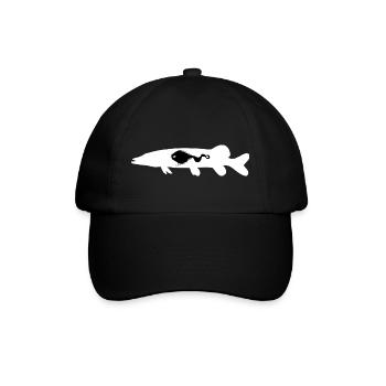Pike Mustache Rig - Baseball Cap - black/black - Front