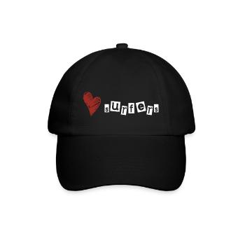 Love surfers - Baseballkappe - Schwarz/Schwarz - Vorne