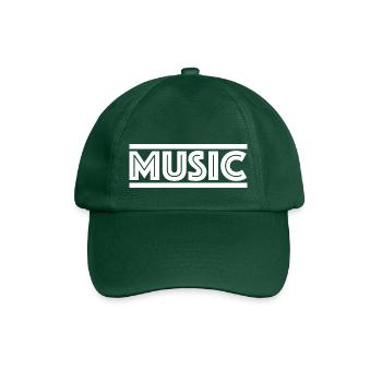 Musique | Stream, Écouteurs, Fête, Festival - Casquette classique - vert bouteille - Devant