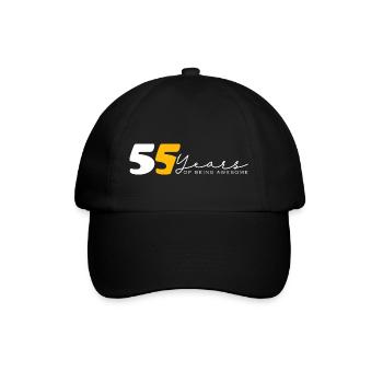 Vintage 1969 Funny 55 Year Old Bday Men Women - Baseball Cap - black/black - Front