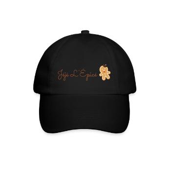 Logo marque Jéjé L'Épicé - Casquette classique - noir/noir - Devant
