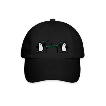 Penguin Table Tennis 3 - Baseball Cap - black/black - Front
