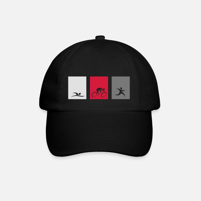 Triathlon Shirt - Baseball Cap - black/black