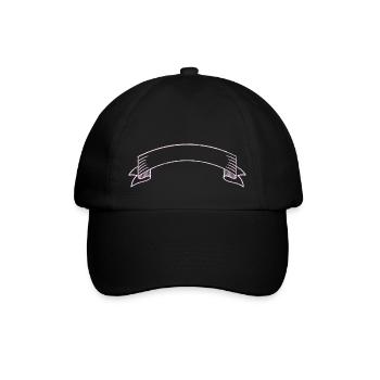 Pinker Banner - Casquette classique - noir/noir - Devant