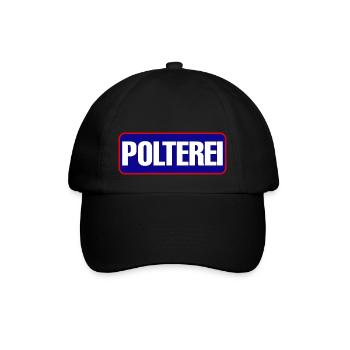 Polterei Spaß Junggesellenabschied - Baseballkappe - Schwarz/Schwarz - Vorne