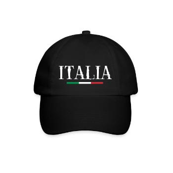 ITALIA! - Casquette classique - noir/noir - Devant