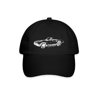 Auto - Baseballkappe - Schwarz/Schwarz - Vorne