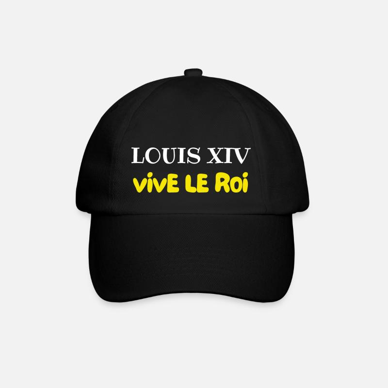 Louis XIV vive le roi - Casquette classique - noir/noir