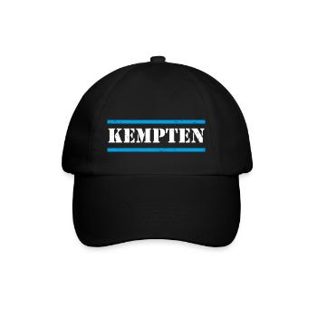 Kempten - Baseballkappe - Schwarz/Schwarz - Vorne