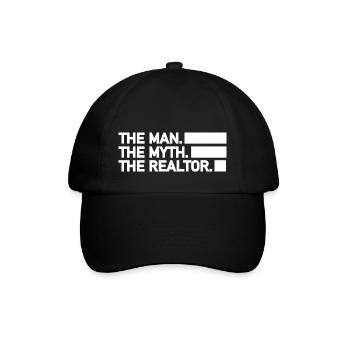 Realtor - Baseball Cap - black/black - Front