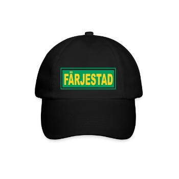 Färjestad Green - Casquette classique - noir/noir - Devant