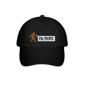 Sasquatch Citation ew people - Casquette classique - noir/noir - Devant