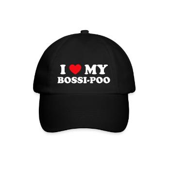 Dog Hund - Baseballkappe - Schwarz/Schwarz - Vorne