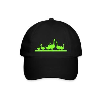 Famille des oies - Casquette classique - noir/noir - Devant