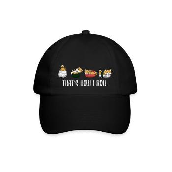 Shiba Inu Chien Sushi Japon Akita I Cadeau - Casquette classique - noir/noir - Devant