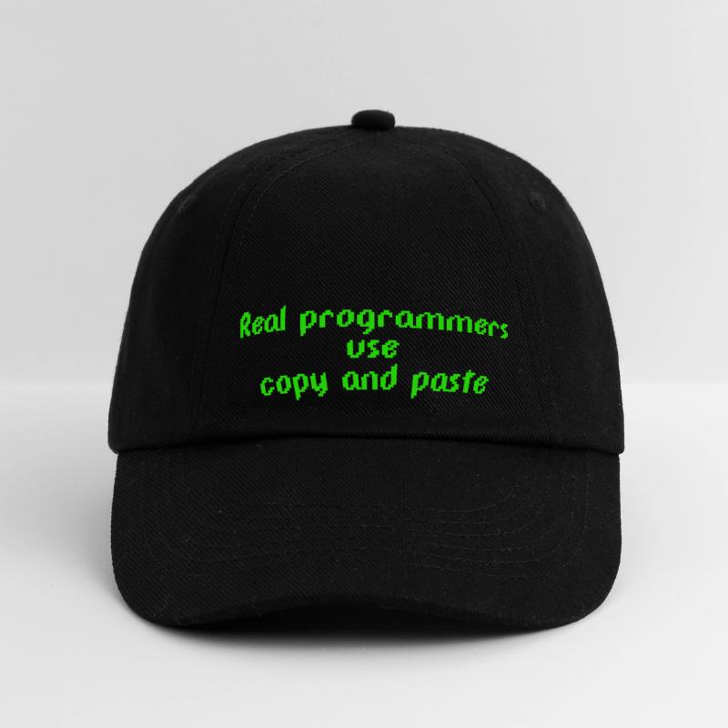 Real programmers use copy and paste Baseballkappe