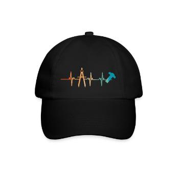Heartbeat Architect - Baseball Cap - black/black - Front
