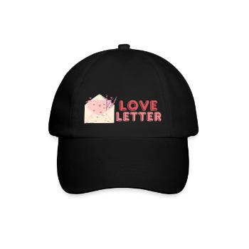 Lettre d’amour - Casquette classique - noir/noir - Devant