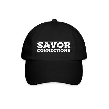 blagues blague heureuse connexion interpersonnelle - Casquette classique - noir/noir - Devant