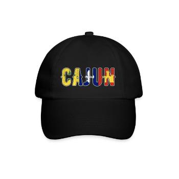 Cajun Pride Louisiane Racines Patriotique - Casquette classique - noir/noir - Devant