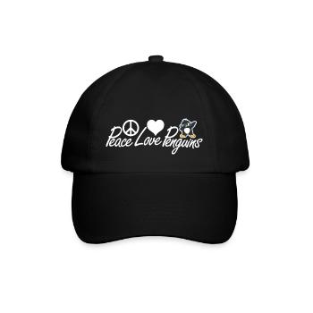 Love Peace Penguins Funny Dab Cool Penguin Dabbing - Baseball Cap - black/black - Front