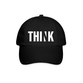 Penser - Casquette classique - noir/noir - Devant
